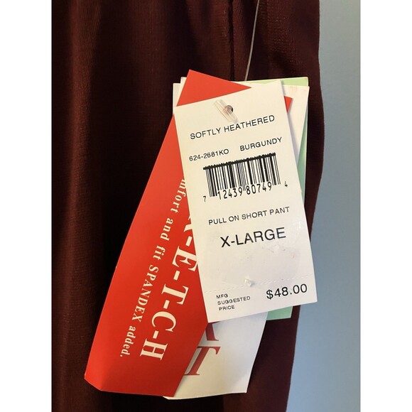 Cathy Daniels Womens Burgundy Pull On Dress Pant Size XL NWT - Picture 4 of 7
